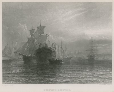 Woolwich-scheepswerf door Henry Dawson